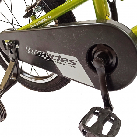 Bicicleta copii 16" BR Kids Sports, mov, varsta 4-6 ani [8]