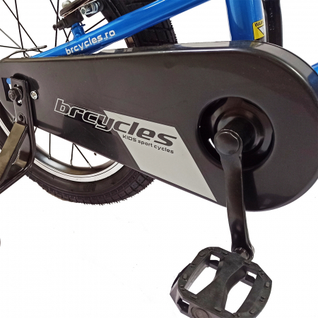 Bicicleta copii 16" BR Kids Sports, mov, varsta 4-6 ani [6]