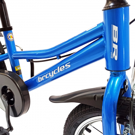 Bicicleta copii 16" BR Kids Sports, mov, varsta 4-6 ani [10]