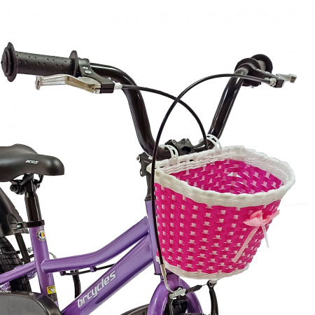 Bicicleta copii 16" BR Kids Sports, mov, varsta 4-6 ani [4]