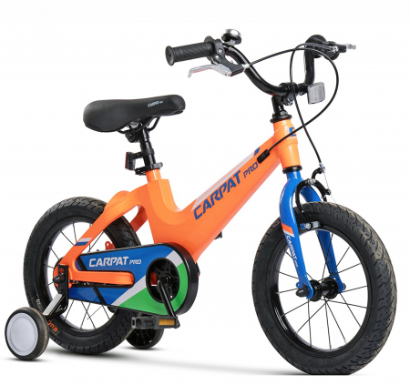 PROMO - Bicicleta copii 16" CARPAT Pro 16122, cadru aluminiu, frane V-Brake/tambur, varsta 4-6 ani