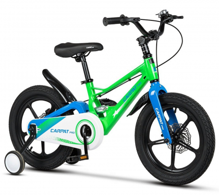 16" (varsta 4-6 ani) - Bicicleta copii 16" CARPAT Pro 16144, cadru aluminiu full-suspension, jante magneziu, varsta 4-6 ani