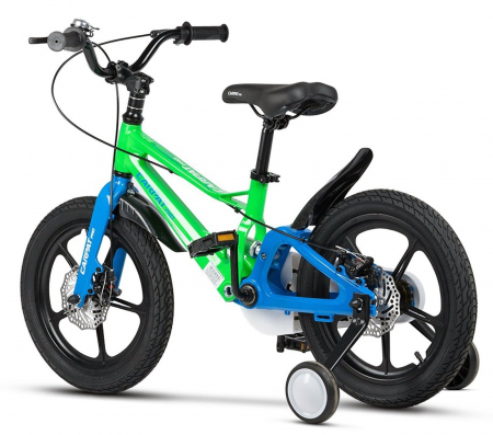 Bicicleta copii 16" CARPAT Pro 16144, cadru aluminiu full-suspension, jante magneziu, varsta 4-6 ani [2]