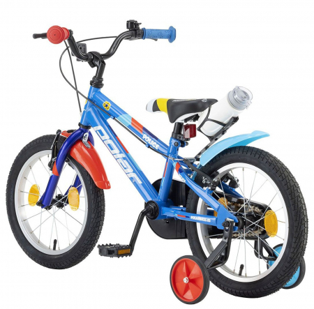 Bicicleta copii 16" POLAR Junior Dino, verde, varsta 4-6 ani [2]