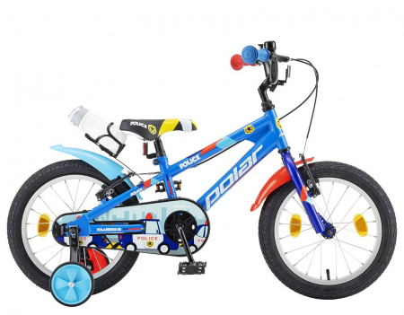 16" (varsta 4-6 ani) - Bicicleta copii 16" POLAR Junior Dino, verde, varsta 4-6 ani