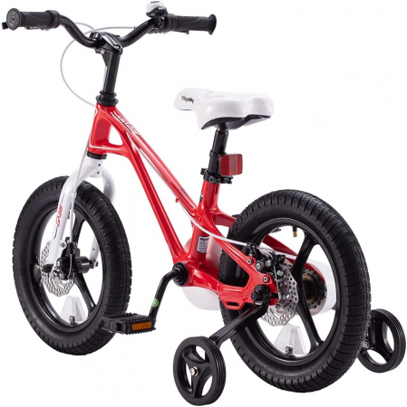 Bicicleta copii 16" ROYAL BABY ChipMunk Galaxy, cadru si roti magneziu, frane disc, roz, varsta 4-6 ani [1]