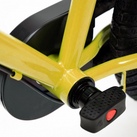 Bicicleta copii 16" ROYAL BABY Freestyle EZ, pedalier detasabil/suport picioare, negru/galben, varsta 4-6 ani [6]