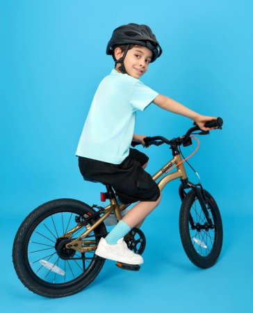 Bicicleta copii 16" ROYAL BABY Kable-Belt, cadru aluminiu SuperLight, transmisie pe curea, albastru,  varsta 4-6 ani [9]