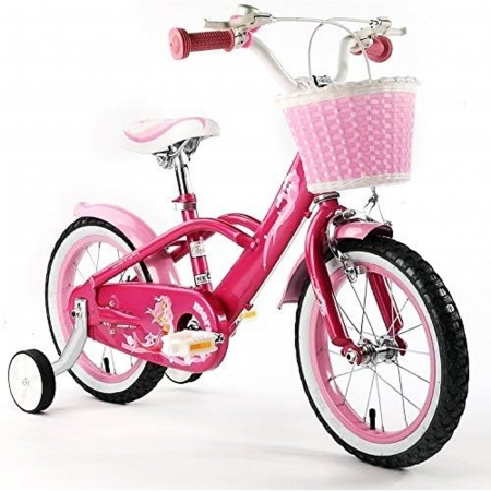 Bicicleta copii 16" ROYAL BABY Mermaid, roz, varsta 4-6 ani [3]