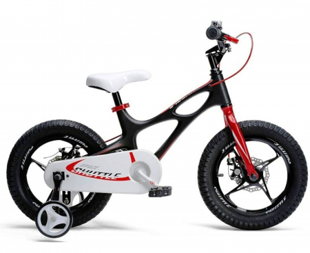 Bicicleta copii 16" ROYAL BABY Space Shuttle, cadru si roti magneziu, negru, varsta 4-6 ani [1]