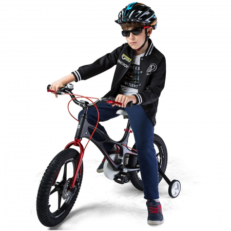 Bicicleta copii 16" ROYAL BABY Space Shuttle, cadru si roti magneziu, negru, varsta 4-6 ani [6]