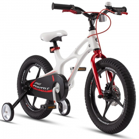 BICICLETE COPII - Bicicleta copii 16" ROYAL BABY Space Shuttle, cadru si roti magneziu, negru, varsta 4-6 ani