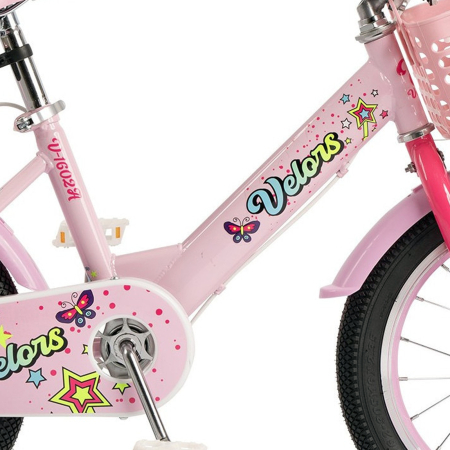 Bicicleta copii 16" VELORS Pony, varsta 4-6 ani [8]