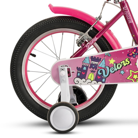 Bicicleta copii 16" VELORS Pony, varsta 4-6 ani [7]