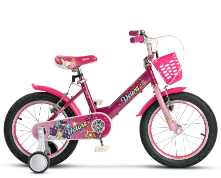 Bicicleta copii 16" VELORS Pony, varsta 4-6 ani [1]