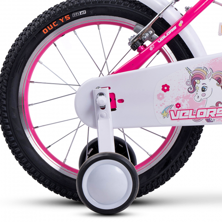 Bicicleta copii 16" VELORS Unicorn V1602, varsta 4-6 ani [6]