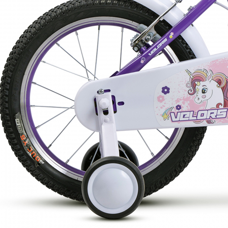 Bicicleta copii 16" VELORS Unicorn V1602, varsta 4-6 ani [6]