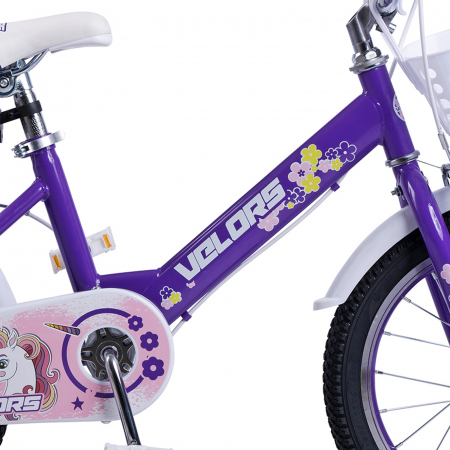 Bicicleta copii 16" VELORS Unicorn V1602, varsta 4-6 ani [9]