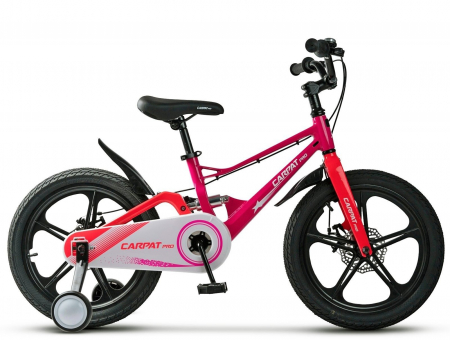 Bicicleta copii 18" CARPAT Pro 18144, cadru aluminiu full-suspension, jante magneziu, frane disc, varsta 5-7 ani [1]