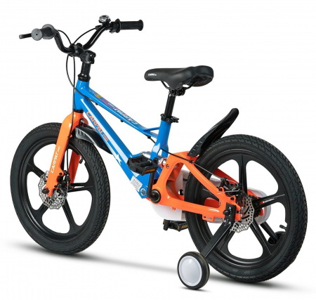 Bicicleta copii 18" CARPAT Pro 18144, cadru aluminiu full-suspension, jante magneziu, frane disc, varsta 5-7 ani [2]