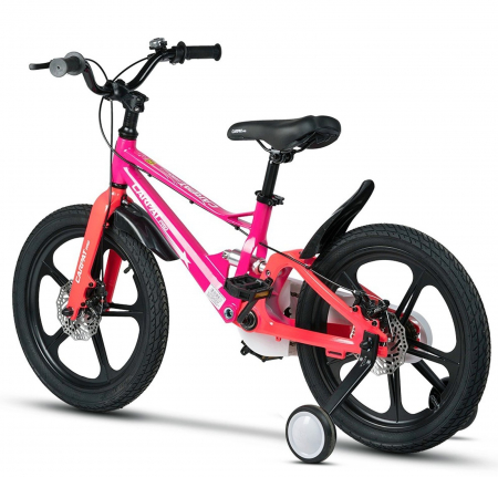 Bicicleta copii 18" CARPAT Pro 18144, cadru aluminiu full-suspension, jante magneziu, frane disc, varsta 5-7 ani [2]