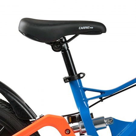 Bicicleta copii 18" CARPAT Pro 18144, cadru aluminiu full-suspension, jante magneziu, frane disc, varsta 5-7 ani [7]