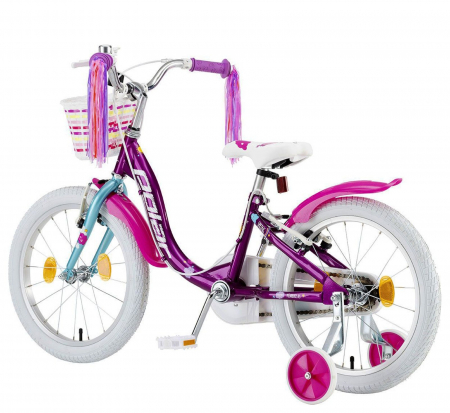 Bicicleta copii 18" POLAR Junior Icecream, roz, varsta 5-7 ani [2]