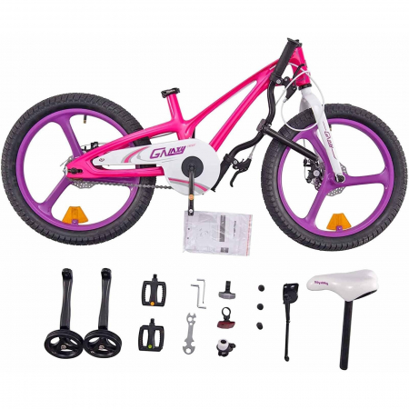 Bicicleta copii 18" ROYAL BABY ChipMunk Galaxy, cadru si roti magneziu, frane disc, albastru, varsta 5-7 ani [5]