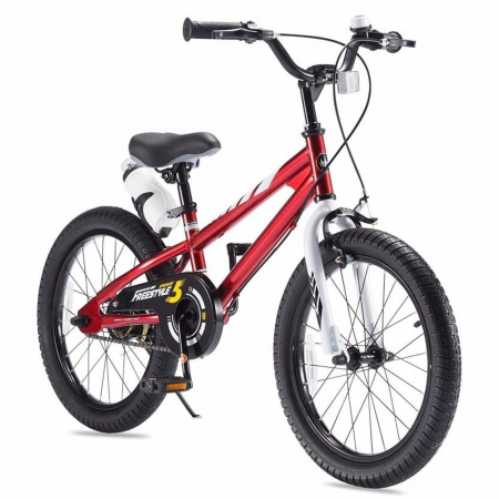18" (varsta 5-7 ani) - Bicicleta copii 18" ROYAL BABY Freestyle, verde, varsta 5-7 ani
