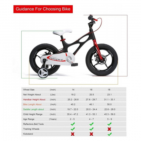 Bicicleta copii 18" ROYAL BABY Space Shuttle, cadru si roti magneziu, alb, varsta 5-7 ani [5]