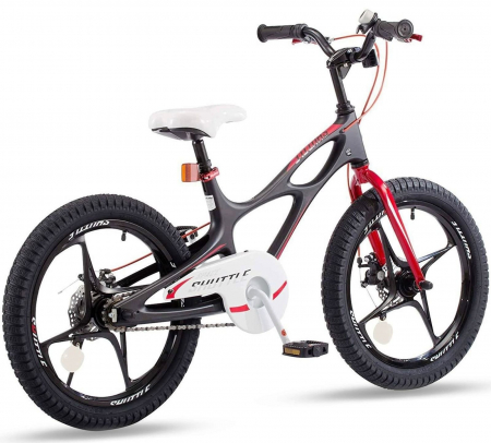 Bicicleta copii 18" ROYAL BABY Space Shuttle, cadru si roti magneziu, alb, varsta 5-7 ani [2]