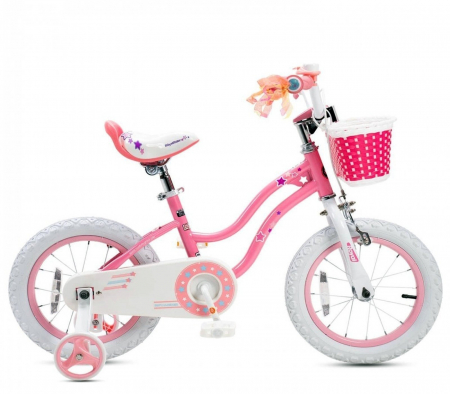 Bicicleta copii 18" ROYAL BABY Star Girl, violet, varsta 5-7 ani [2]
