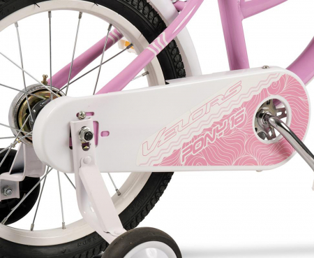 Bicicleta copii 18" VELORS Pony V1804B roz, varsta 5-7 ani [5]