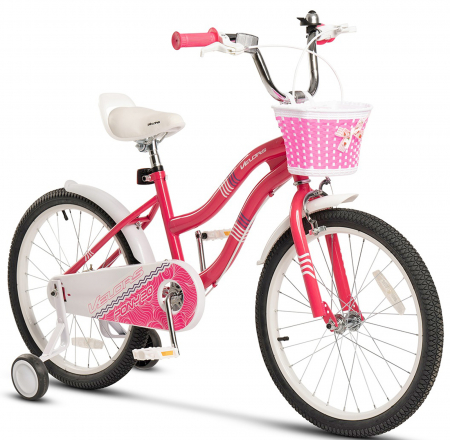 20" (varsta 7-10 ani) - Bicicleta copii 20" VELORS Pony V2004B fucsia, varsta 7-10 ani