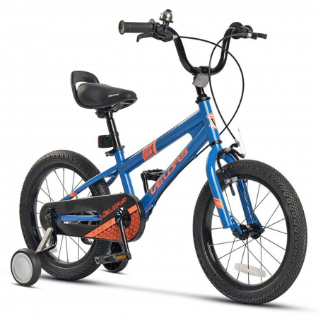 18" (varsta 5-7 ani) - Bicicleta copii 18" VELORS Flash V1803B, varsta 5-7 ani