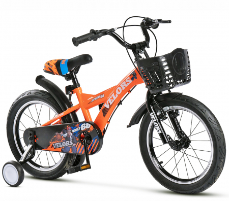 Bicicleta copii 18" VELORS Flash V1803B, albastru, varsta 5-7 ani [1]