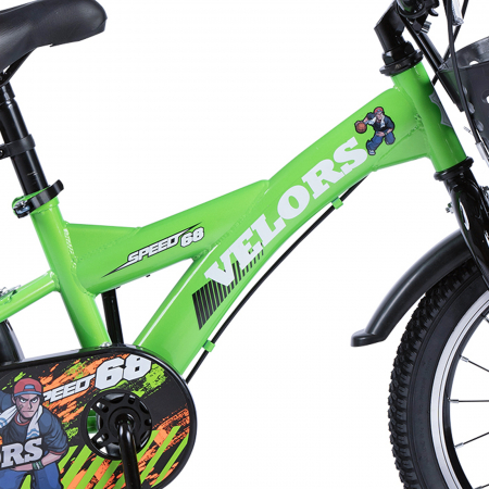 Bicicleta copii 18" VELORS Flash V1803B, albastru, varsta 5-7 ani [9]