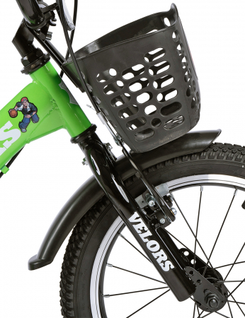 Bicicleta copii 18" VELORS Flash V1803B, albastru, varsta 5-7 ani [7]