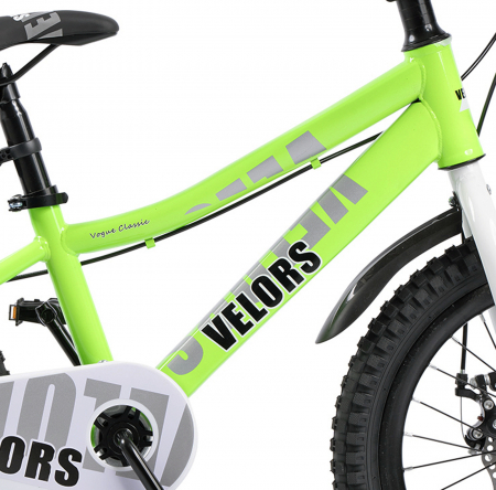 Bicicleta copii 18" VELORS Vogue, cadru otel, frane disc, varsta 5-7 ani [8]