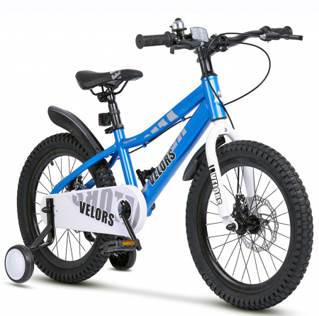 18" (varsta 5-7 ani) - Bicicleta copii 18" VELORS Vogue, cadru otel, frane disc, varsta 5-7 ani