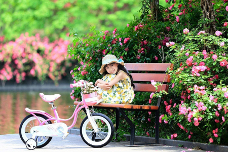 Bicicleta copii 12" ROYAL BABY Little Swan, roz, varsta 2-4 ani [10]