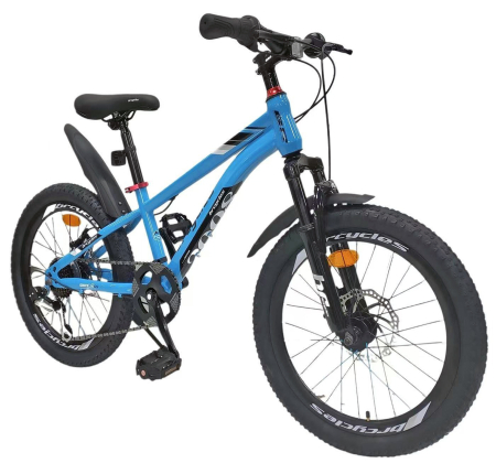 Bicicleta copii 20" BR Inspire, cadru otel 12", manete revoshift, frane disc, 7 viteze, varsta 7-10 ani [1]