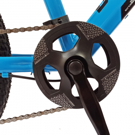 Bicicleta copii 20" BR Inspire, cadru otel 12", manete revoshift, frane disc, 7 viteze, galben/negru, varsta 7-10 ani [8]