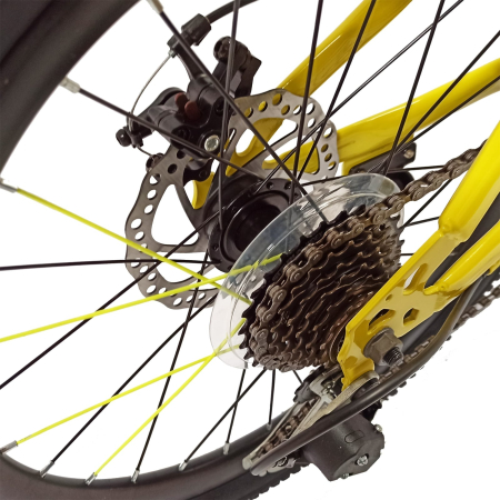 Bicicleta copii 20" BR Inspire, cadru otel 12", manete revoshift, frane disc, 7 viteze, varsta 7-10 ani [11]