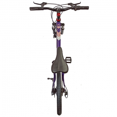 Bicicleta copii 20" BR Inspire, cadru otel 12", manete revoshift, frane disc, 7 viteze, violet/roz, varsta 7-10 ani [13]