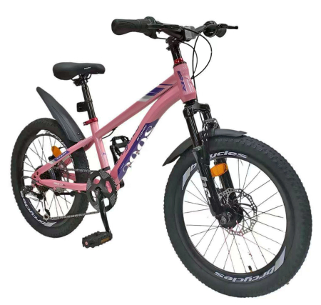 Bicicleta copii 20" BR Inspire, cadru otel 12", manete revoshift, frane disc, 7 viteze, varsta 7-10 ani [1]