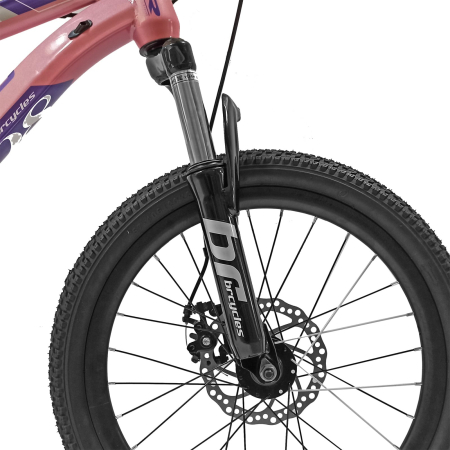 Bicicleta copii 20" BR Inspire, cadru otel 12", manete revoshift, frane disc, 7 viteze, varsta 7-10 ani [3]