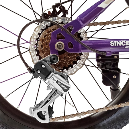 Bicicleta copii 20" BR Inspire, cadru otel 12", manete revoshift, frane disc, 7 viteze, varsta 7-10 ani [10]