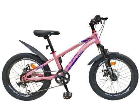 Bicicleta copii 20" BR Inspire, cadru otel 12", manete revoshift, frane disc, 7 viteze, varsta 7-10 ani [0]