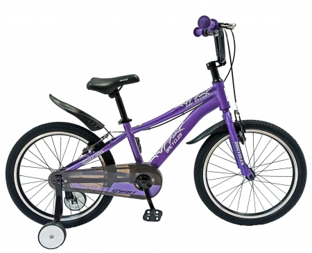 20" (varsta 7-10 ani) - Bicicleta copii 20" BR Sprint, albastru, varsta 7-10 ani